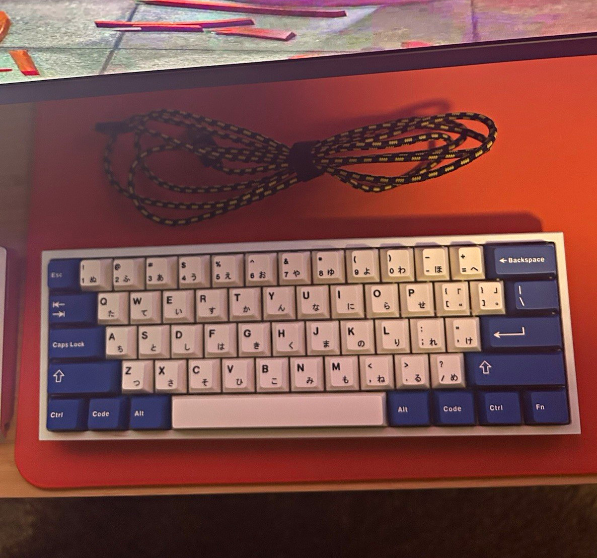 Wooting 60HE+ custom case and keycaps