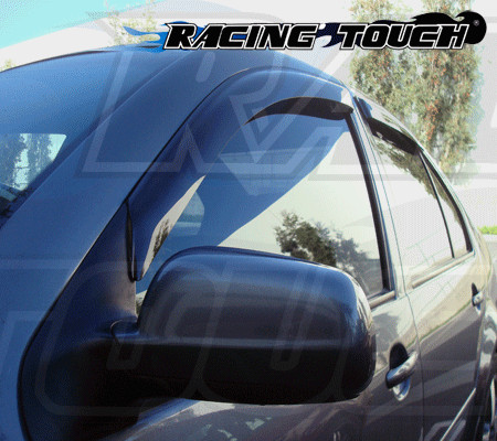 JDM Window Visor Deflector Out-Channel Smoke Tinted 4pcs For Audi A8 94-02