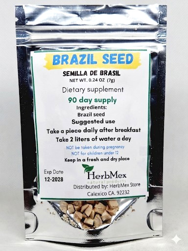 Brazil seed for 90 days supply semilla de brasil 3 months supply 100% natural