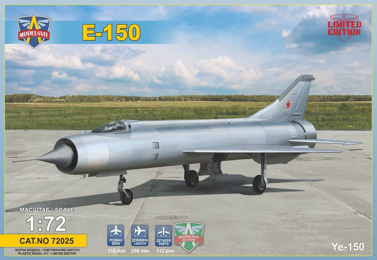 MOV-72025 Modelsvit 1/72 Ye-150 Interceptor prototype MOV-72025 Modelsvit 1/72 Ye-150 Interceptor prototype