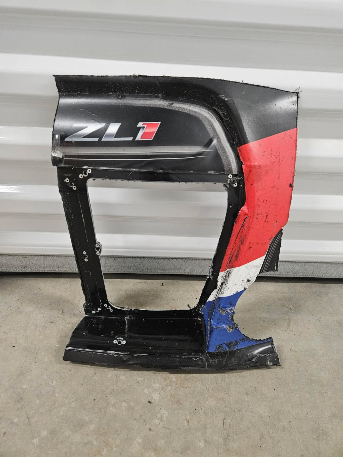 Connor Zilisch 88 2026 Wilkesboro Corner Nose Panel Sheet Metal Race Used NASCAR