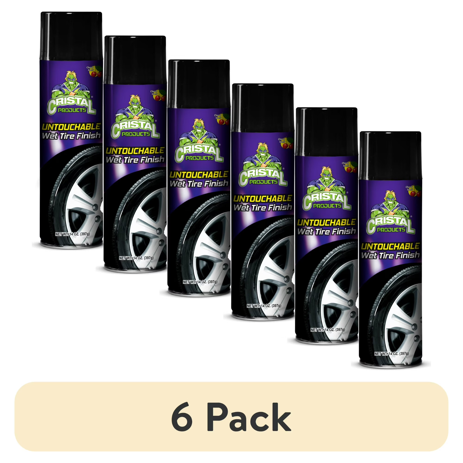 Cristal Product Untouchable Tire Wet Finish 13oz (6 PACK) Ever Gloss Tire shine Cristal Product Untouchable Tire Wet Finish 13oz (6 PACK) Ever Gloss Tire shine
