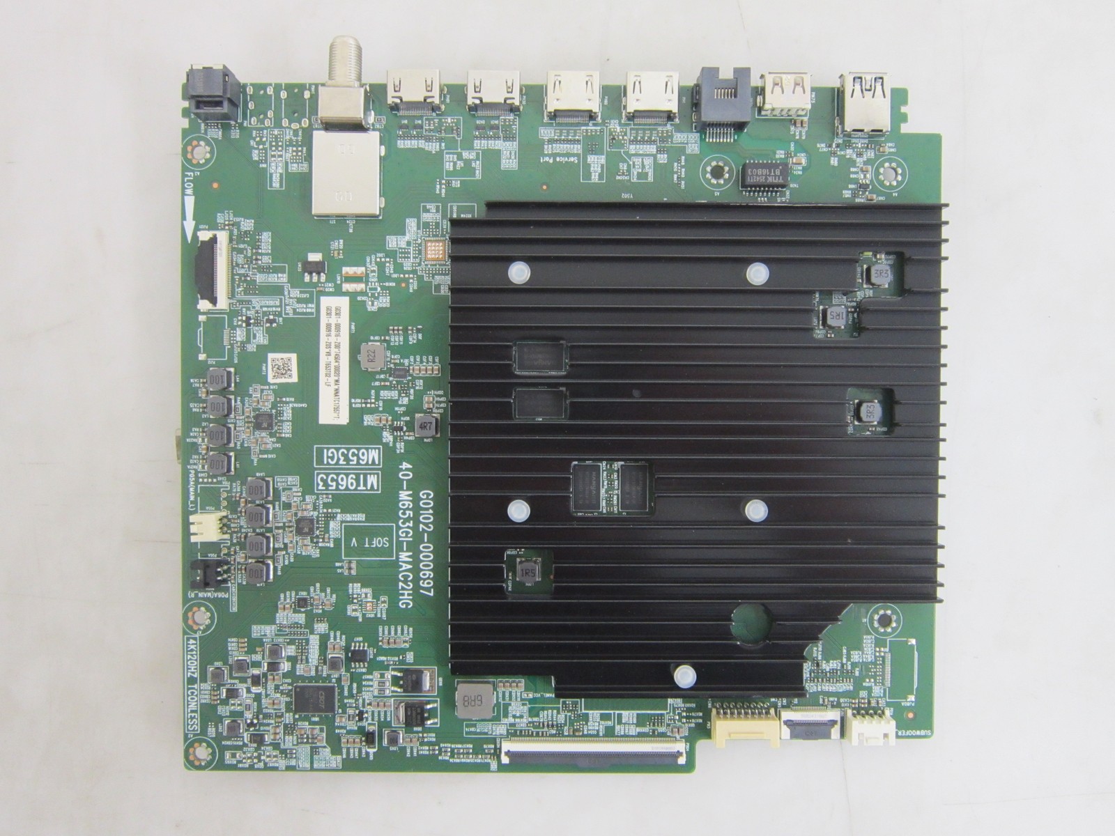 TCL 55QM7K, 65QM7K, 85QM7K Main Board G0301-000916-Z00 (40-M653GI-MAC2HG) TCL 55QM7K, 65QM7K, 85QM7K Main Board G0301-000916-Z00 (40-M653GI-MAC2HG)
