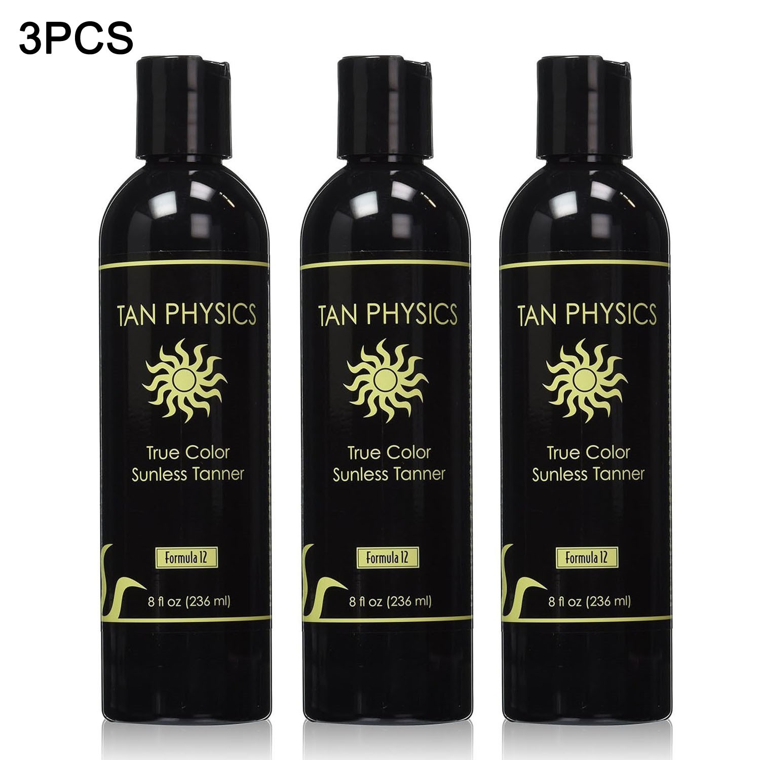 3X Tan Physics True Color Sunless Tanner, Sunless Self Tanner Tanning Lotion 8oz 3X Tan Physics True Color Sunless Tanner, Sunless Self Tanner Tanning Lotion 8oz