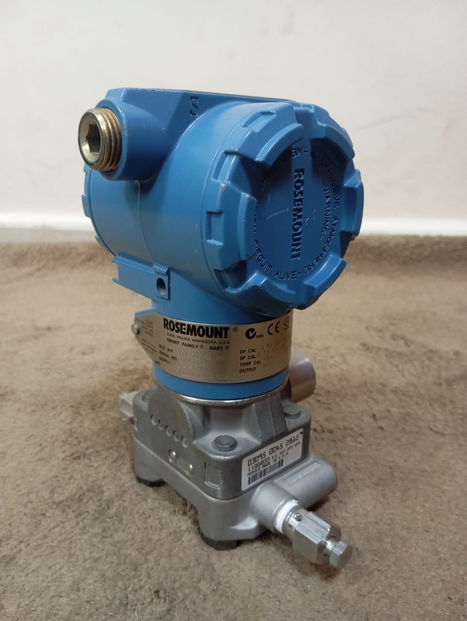 Rosemount / Transmitter / 3095MA2CABA11AA011AB / MWP 800PSIG/55.2BAR