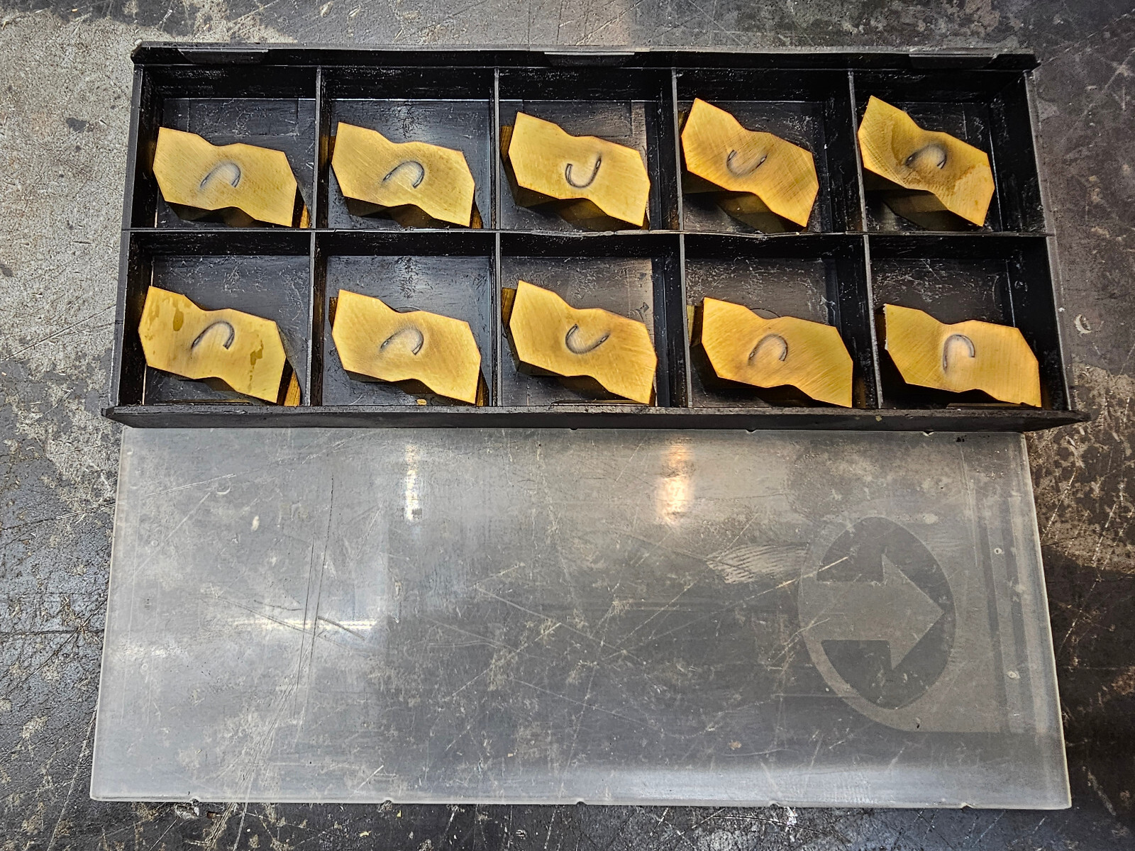 Qty 10 Horizon HTF 4L HTF4L 40612 323FG Grade Carbide Inserts