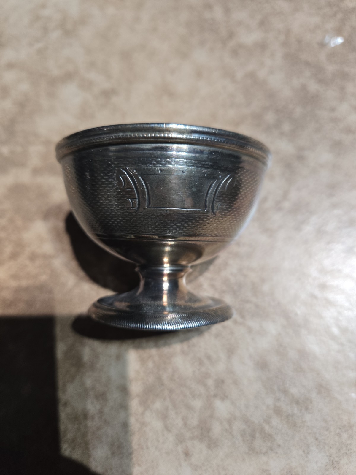 Gorham Antique Coin Silver SALT CELLAR SINGLE LIGHT MONO GREAT SHAPE ERA 1850'S Gorham Antique Coin Silver SALT CELLAR SINGLE LIGHT MONO GREAT SHAPE ERA 1850'S