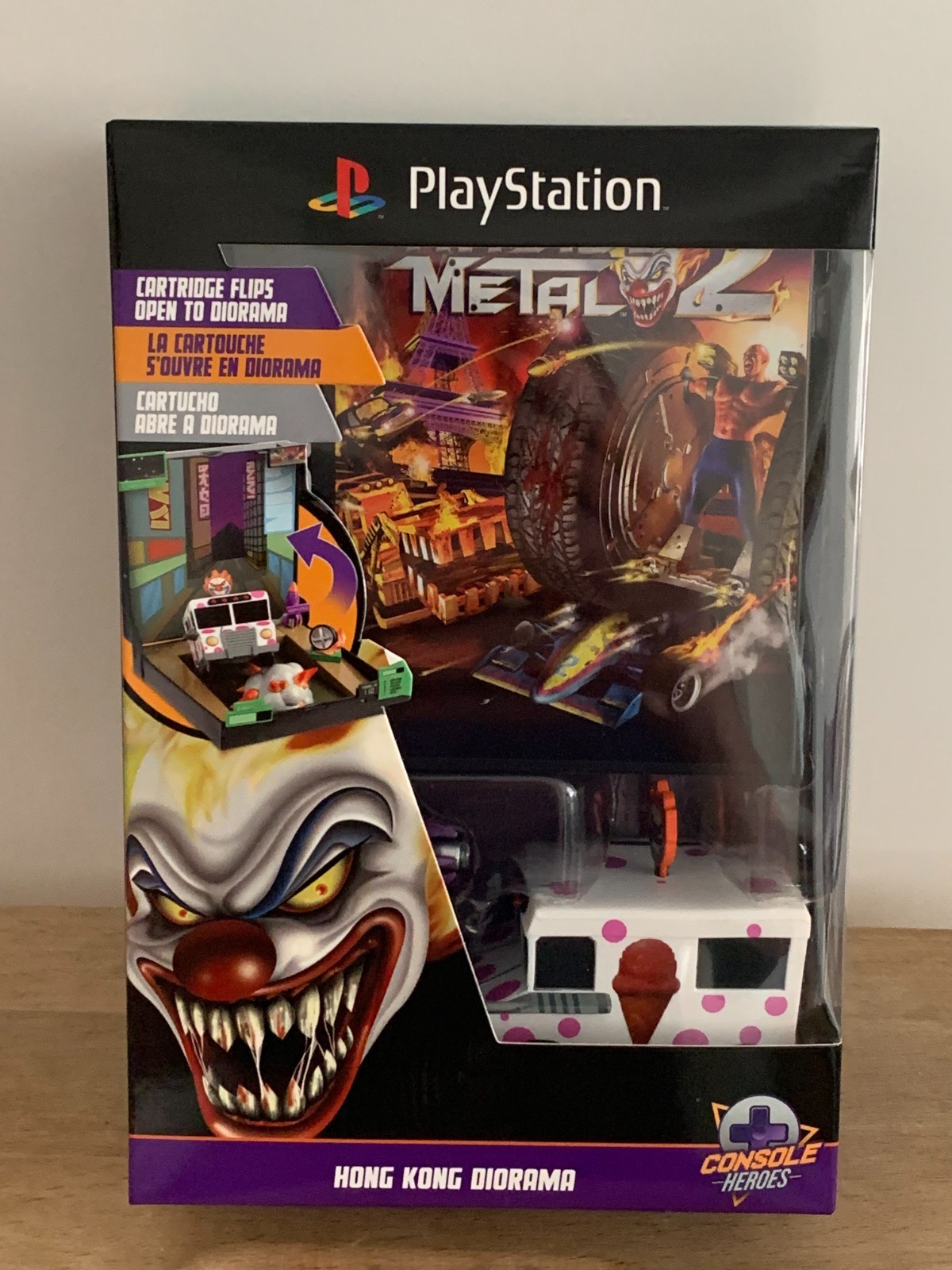 Console Heroes Diorama Final Fantasy VII Or  Twisted Metal 2 - Brand New Sealed