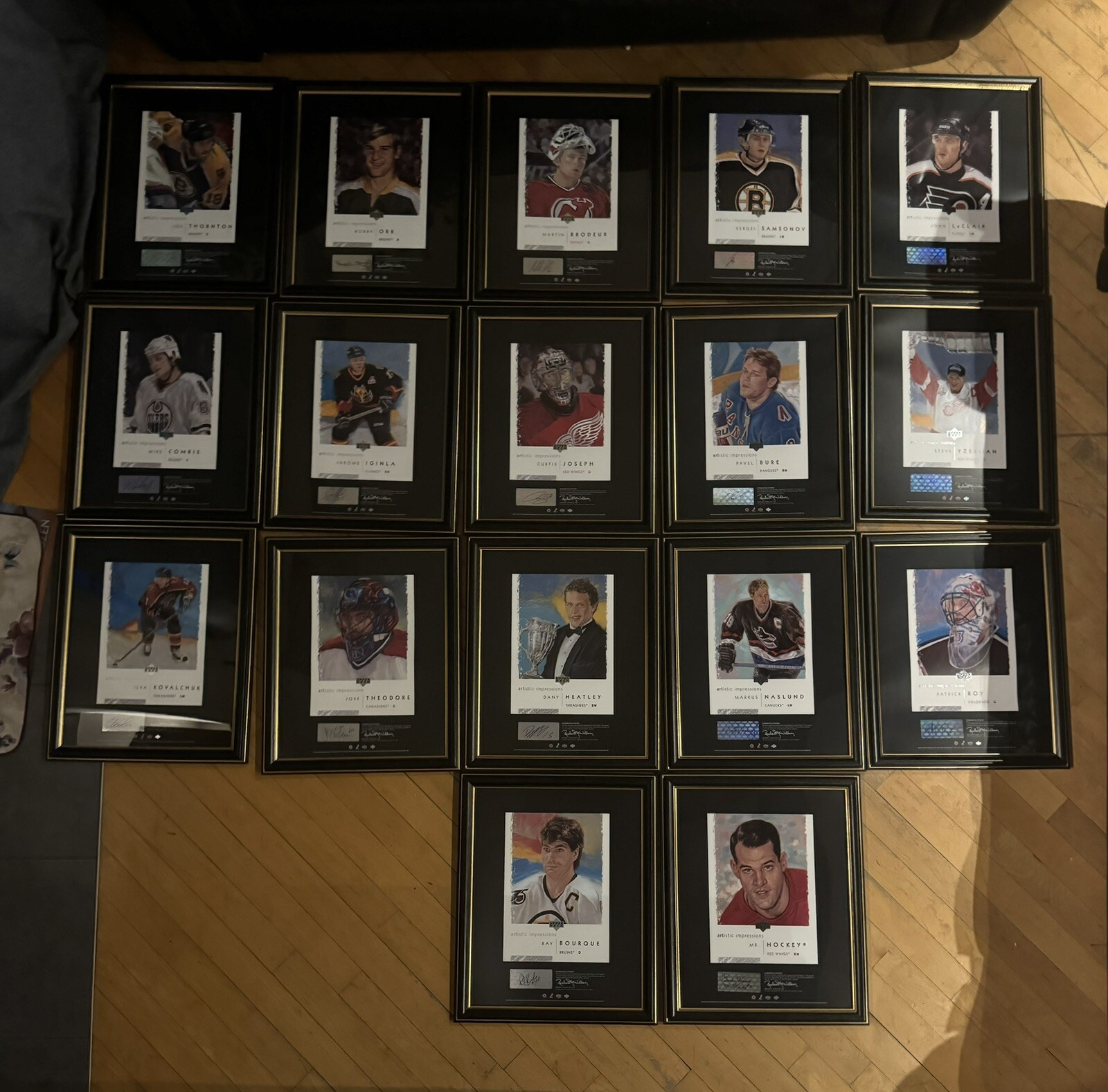 2002/03 UD ARTISTIC IMPRESSIONS ARTWORK SIGNED 17 FRAMED AUTOGRAPH Hockey 2002/03 UD ARTISTIC IMPRESSIONS ARTWORK SIGNED 17 FRAMED AUTOGRAPH Hockey