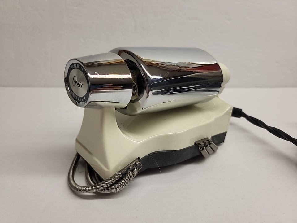 Vintage Oster Scientific Massager 136-11A Swedish Style Hand Massager Works grea