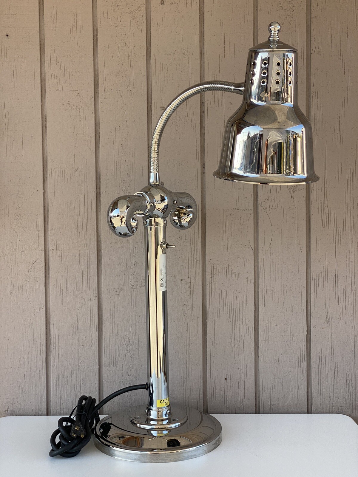 Hanson Brass Inc. Freestanding Single Bulb Heat Lamp Model SL3A Luxury Lamp Hanson Brass Inc. Freestanding Single Bulb Heat Lamp Model SL3A Luxury Lamp