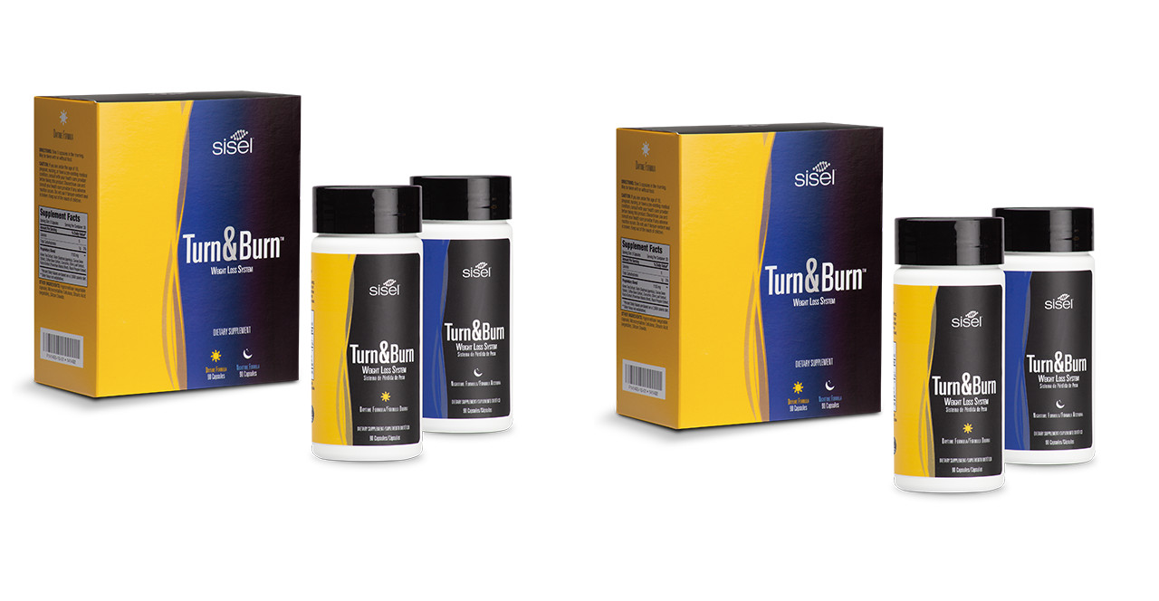NEW 2X Sisel Turn&Burn™ Weight Loss System exp 2028