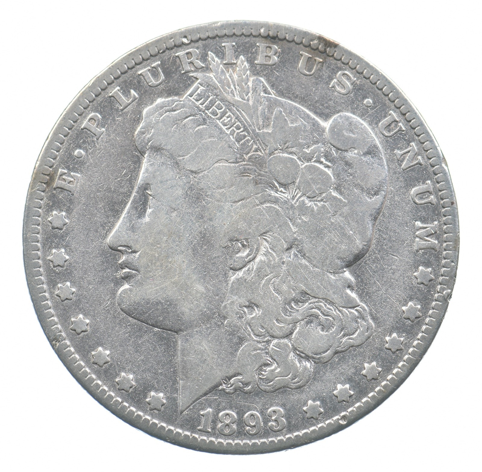 1893-O Morgan Silver Dollar *9108 1893-O Morgan Silver Dollar *9108