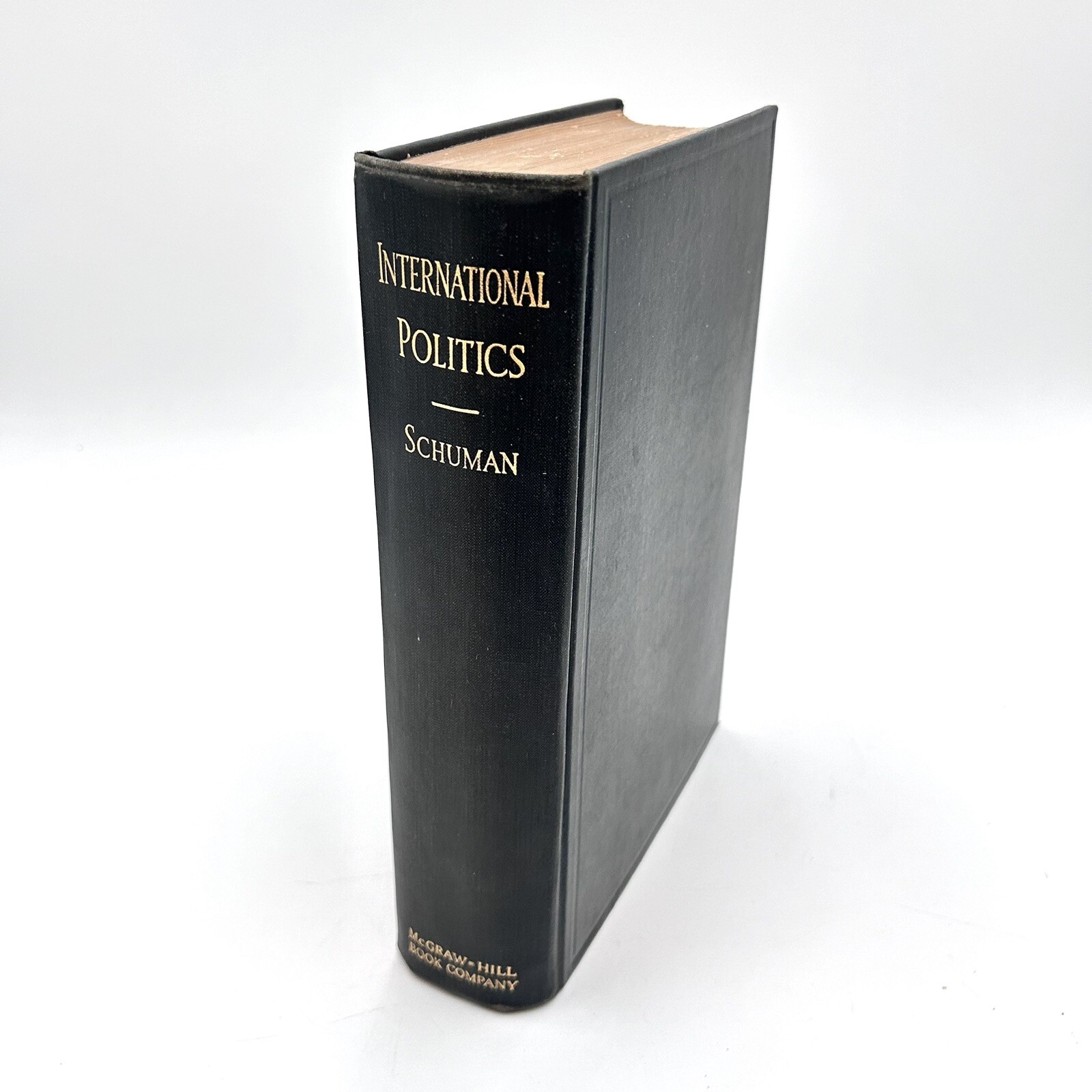 Vintage International Politics Frederick Schuman 1933 1st Edi 1st Print Rare HC