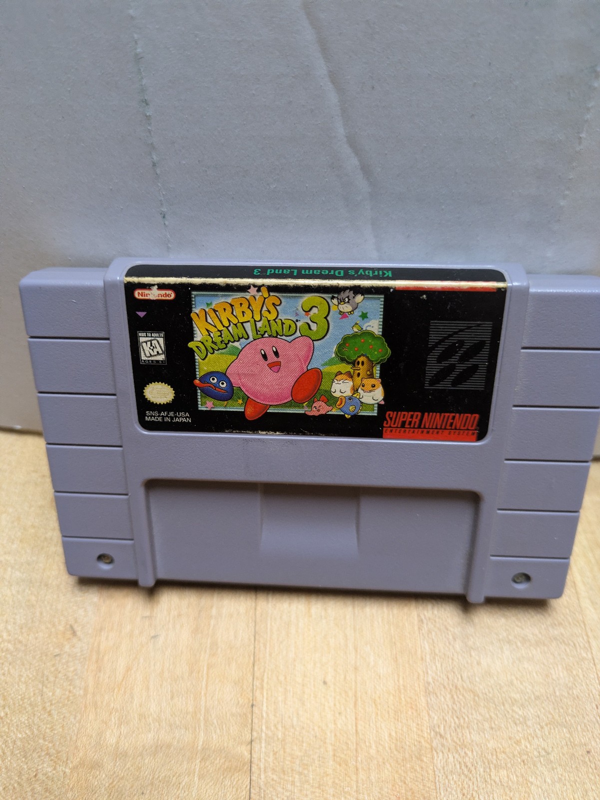 Kirby's Dream Land 3 (Super Nintendo SNES, 1998) Authentic, Okay condition