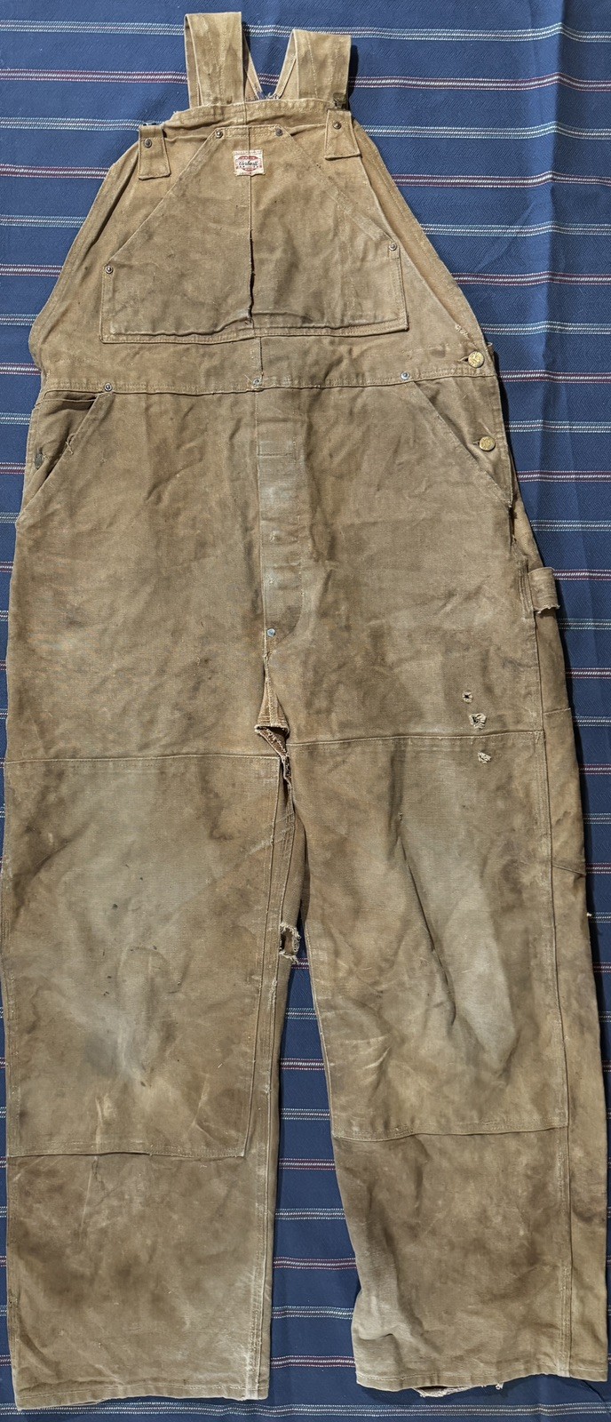 Carhartt VTG 1950s Overalls Heart Logo Tag Sanforized Union Headlight 50s Carhartt VTG 1950s Overalls Heart Logo Tag Sanforized Union Headlight 50s