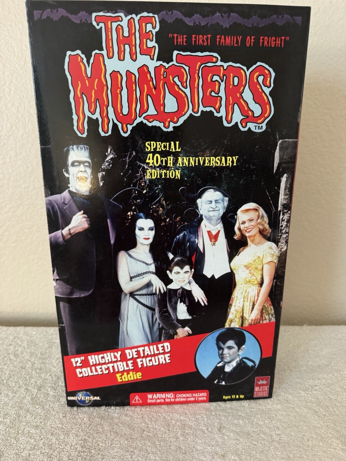 Vintage 2004 Majestic Studios The Munsters Eddie Munster 8.5” 40th Anniv Figure