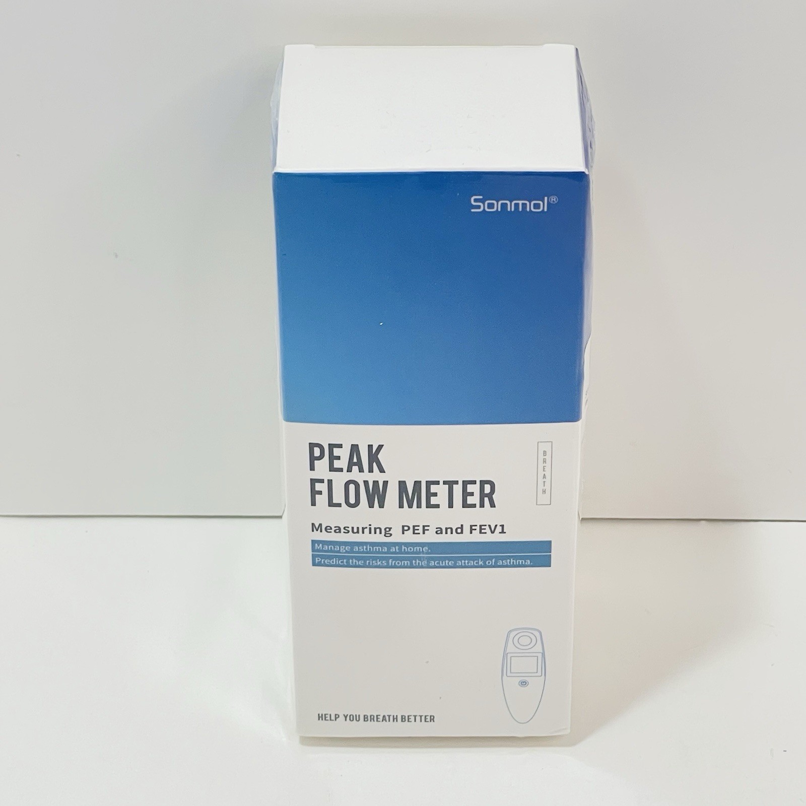 Sonmol Digital Peak Flow Meter, Portable Spirometer Adult Kids PEF & FEV1 SMPF-1 Sonmol Digital Peak Flow Meter, Portable Spirometer Adult Kids PEF & FEV1 SMPF-1