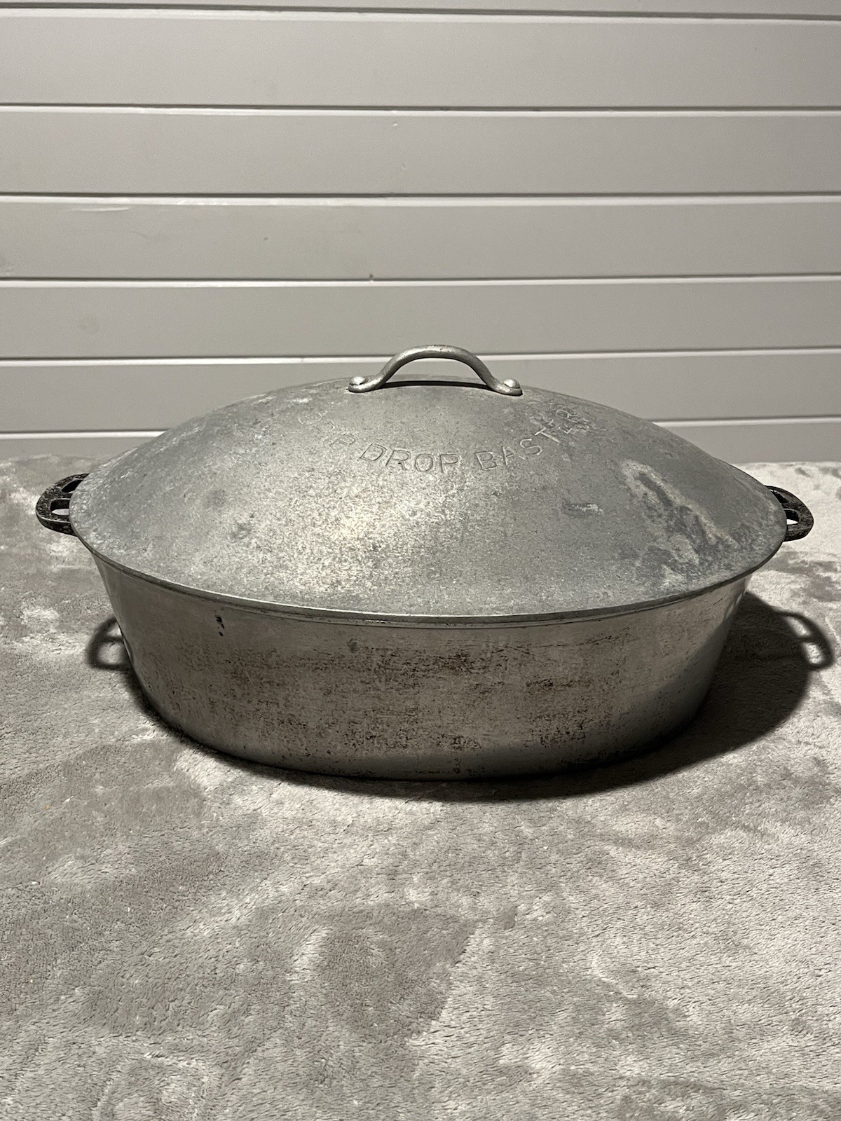 Wagner Ware Sidney-O # 267 Drip Drop Oval Roaster Baster w/Lid