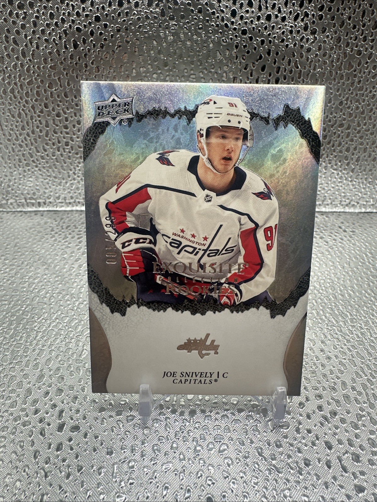 2021-22 Upper Deck Ice - Exquisite Collection Rookies Joe Snively Blue /99 (RC) 2021-22 Upper Deck Ice - Exquisite Collection Rookies Joe Snively Blue /99 (RC)