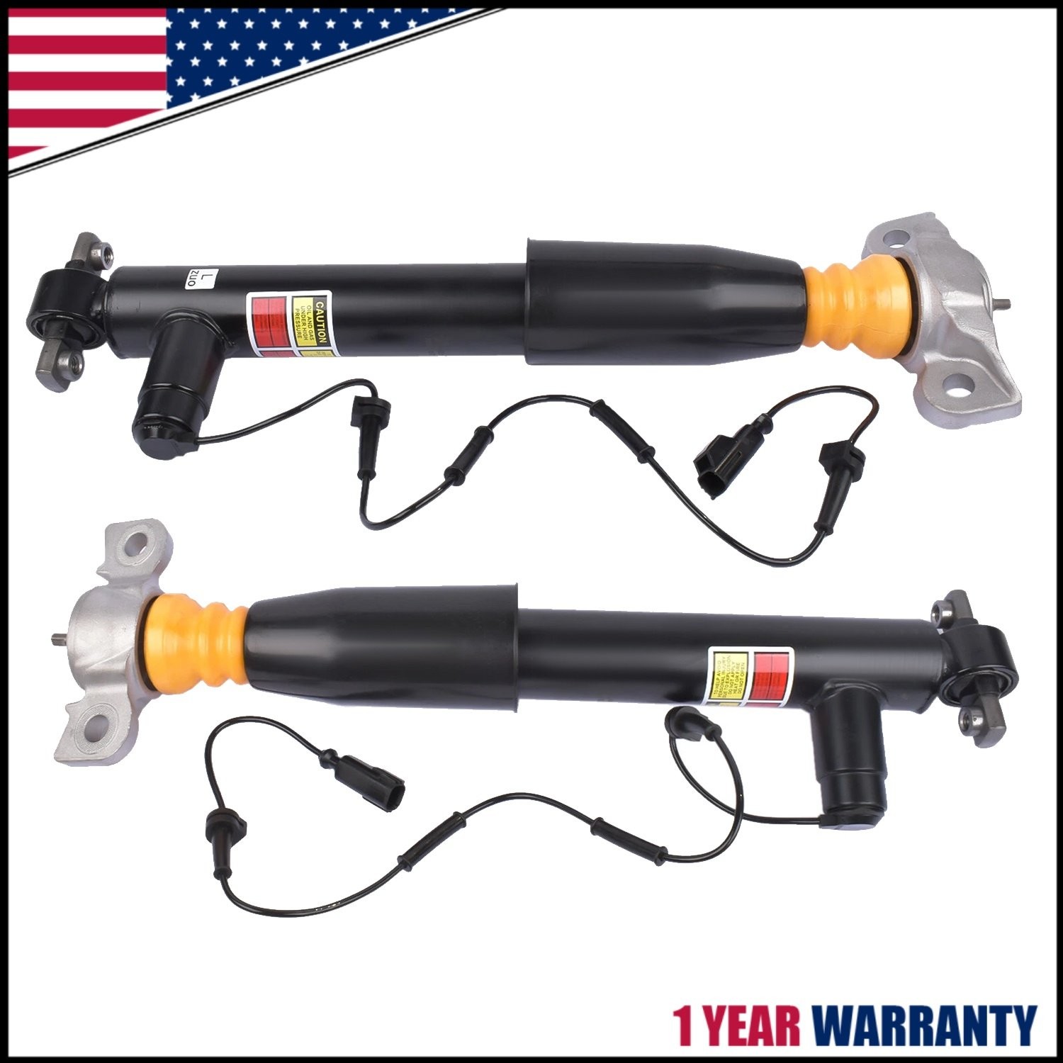 Pair Rear L+R Shock Absorber Struts Assys For Lincoln MKZ 2013-2020 Gas Electric