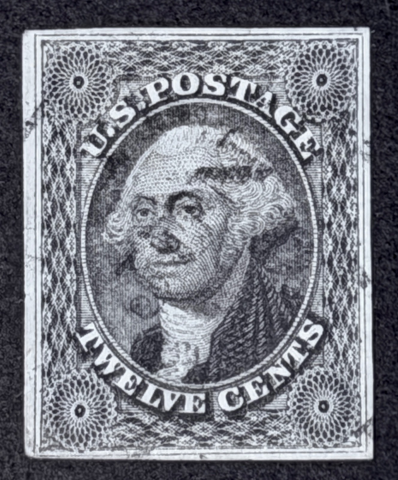 ZVA US Stamp #17 12 cents Used, Very Fine Centering, Sound Condition CV$260