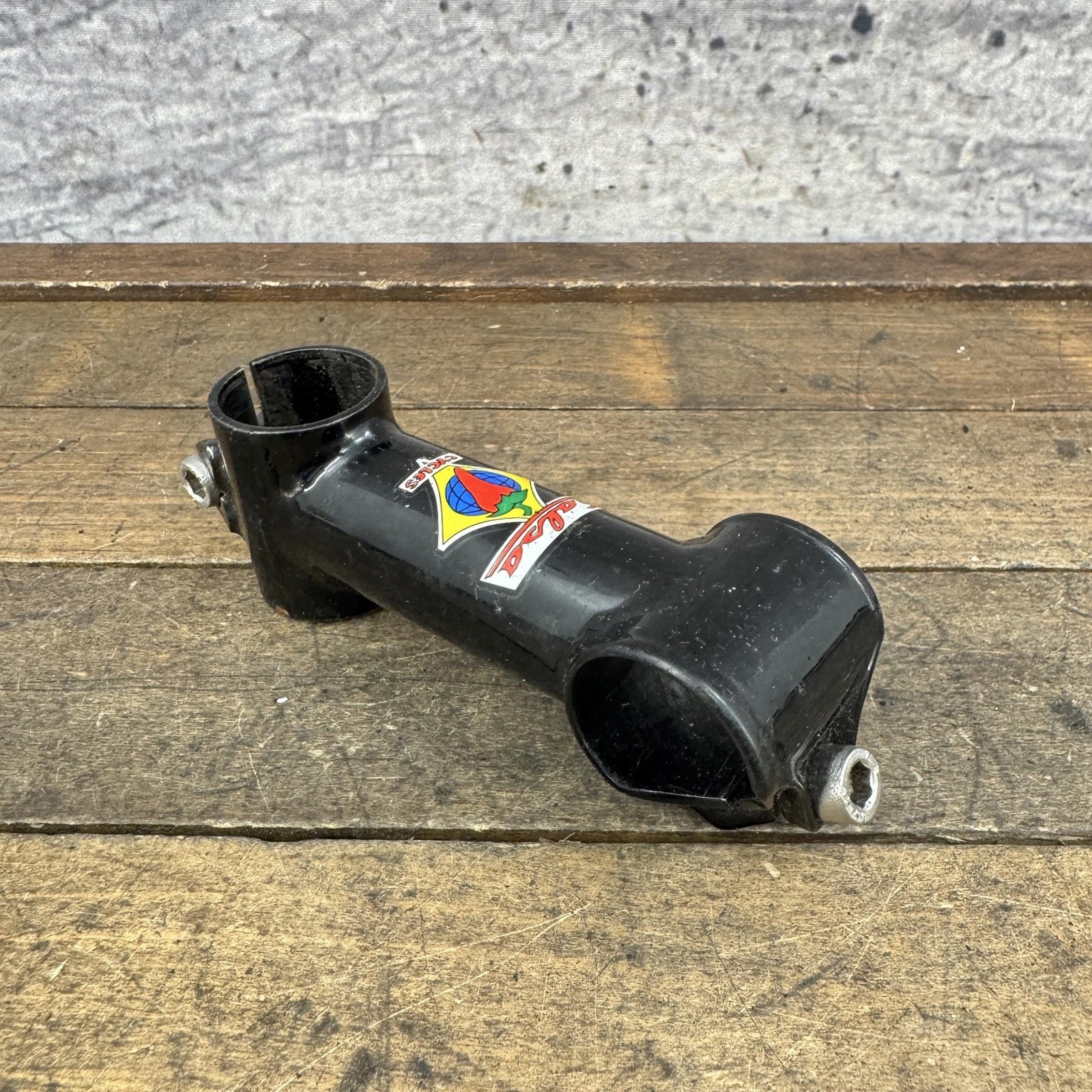 Vintage Salsa Cycles 1in Threadless Stem 25.4 Mm Clamp 80mm Black Steel MTB 90s