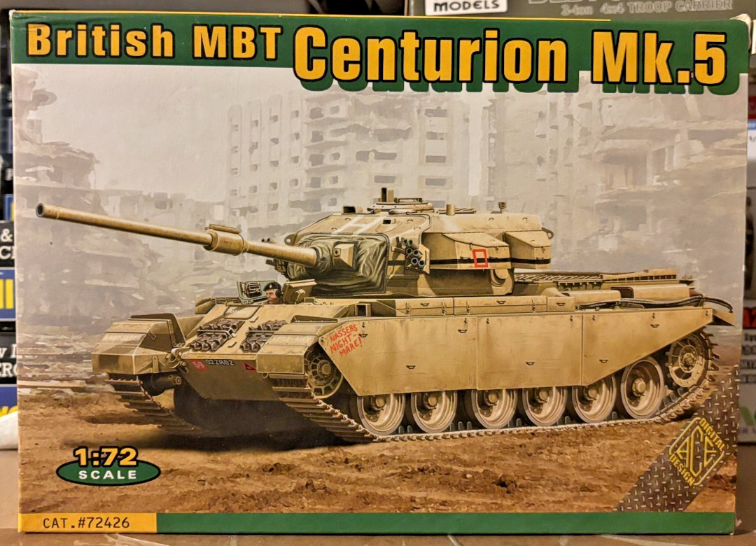 Ace 72426 British MBT Centurion Mk.5 1:72 Scale Model Kit Tank New Old Stock Ace 72426 British MBT Centurion Mk.5 1:72 Scale Model Kit Tank New Old Stock