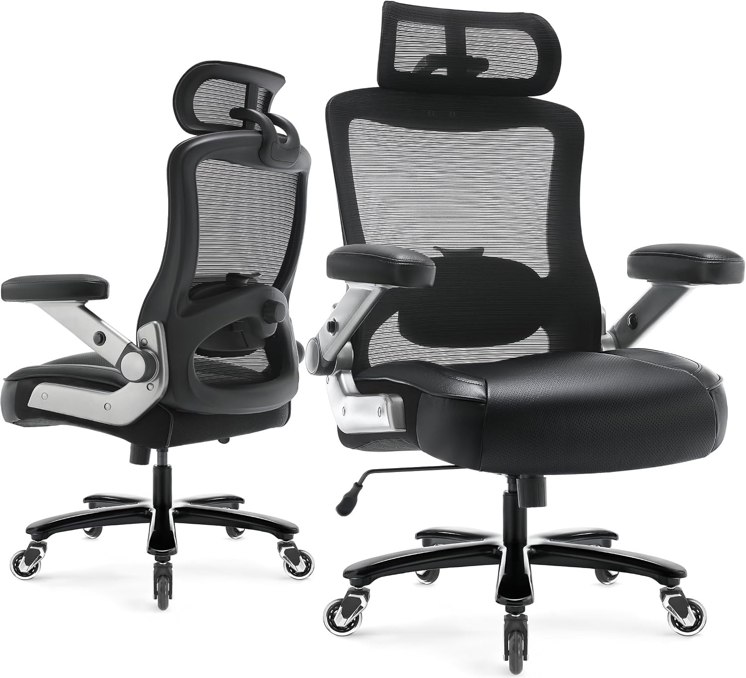 600lbs Big & Tall Office Chair Heavy Duty Executive Computer Desk Chair