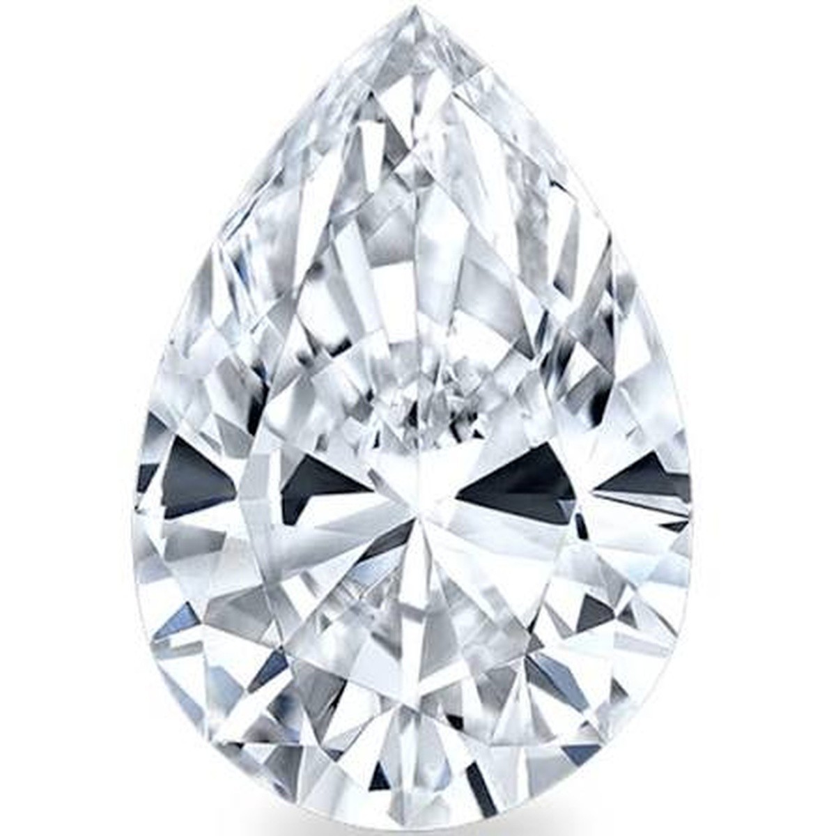 1.07 CT GIA Natural Pear Diamond H SI2 Loose Modified Brilliant
