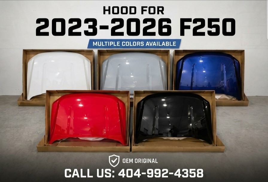 2023 - 2026 FORD F250 F350 F450 NEW Take-Off Hood OEM Factory ***NO SHIPPING***