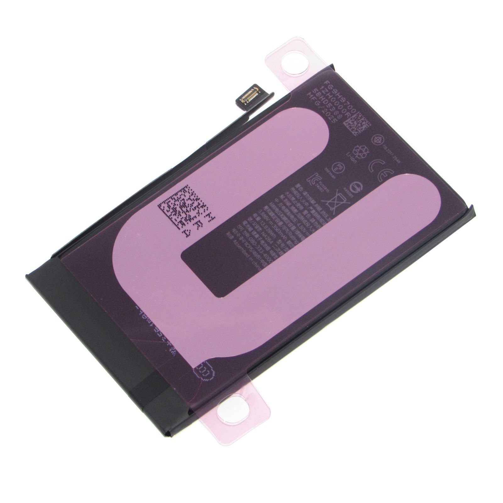 100% Full Capacity Battery For Apple Iphone 16 With 3561mAh Replacement Parts