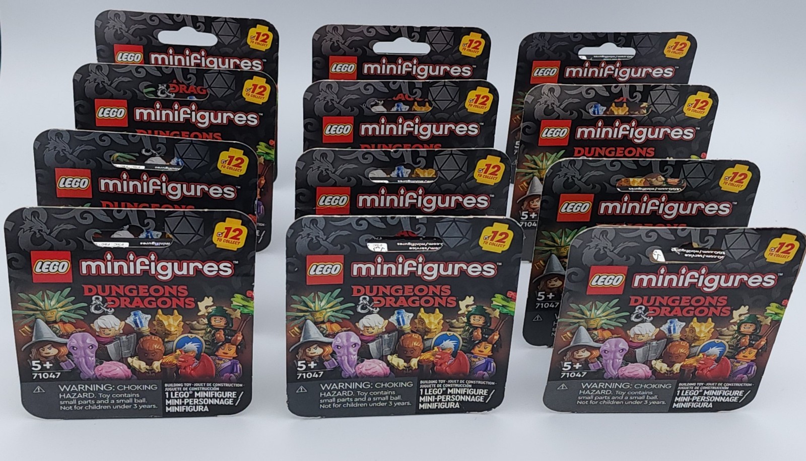 LEGO: CMF (71047) Dungeons & Dragons Complete Set of 12 Figures in Sealed Boxes