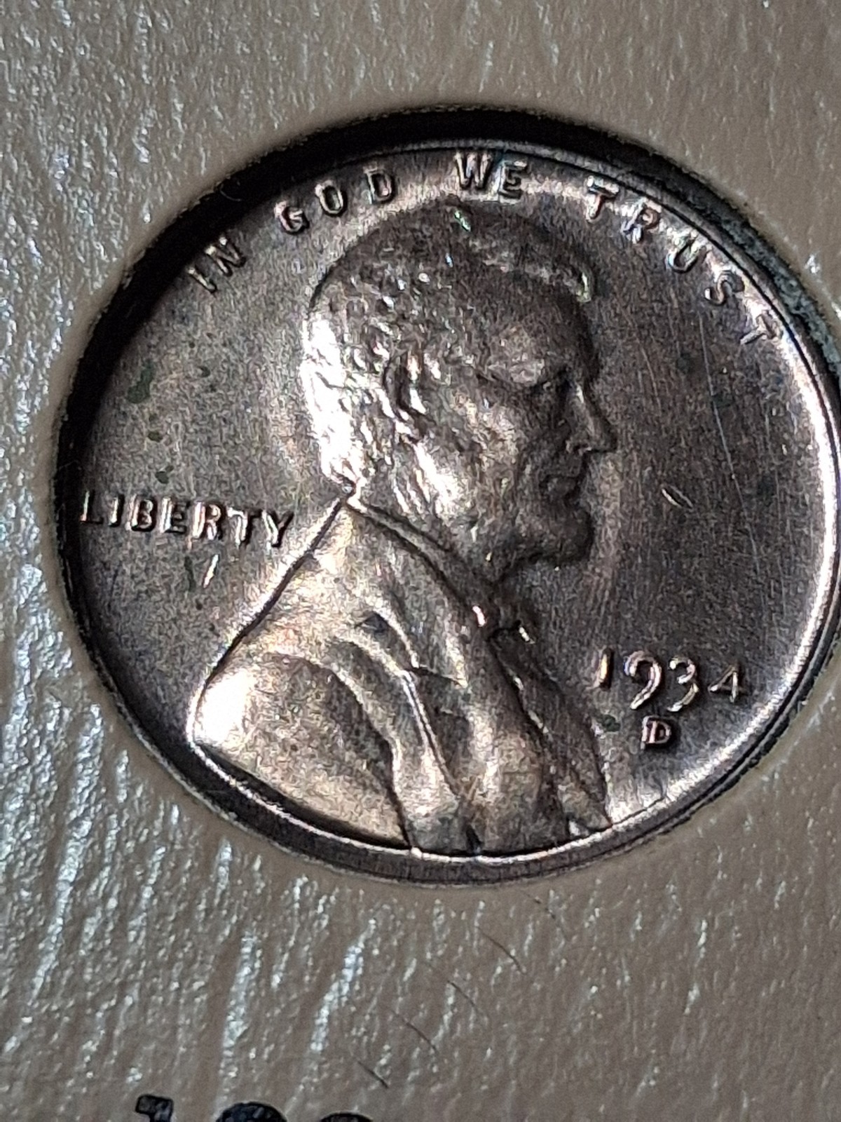 1934-D LINCOLN CENT. MS/ BU/ RED. COLLECTORS CHOICE 1934-D LINCOLN CENT. MS/ BU/ RED. COLLECTORS CHOICE