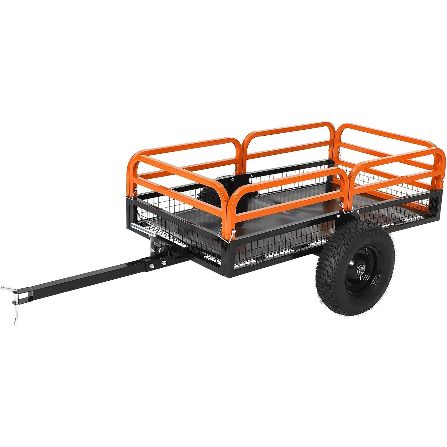 Cargo 1500lbs 15CuFt Steel Construction Heavy Duty Tow Behind ATV UTV Dump Cart