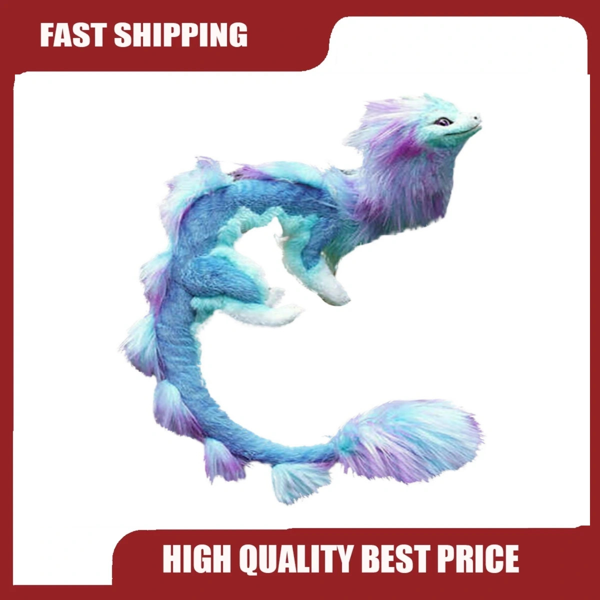 50cm  Dragon Plush Doll Blue Dragon Kids Toy  Doll for Childrens Birthday Gifts