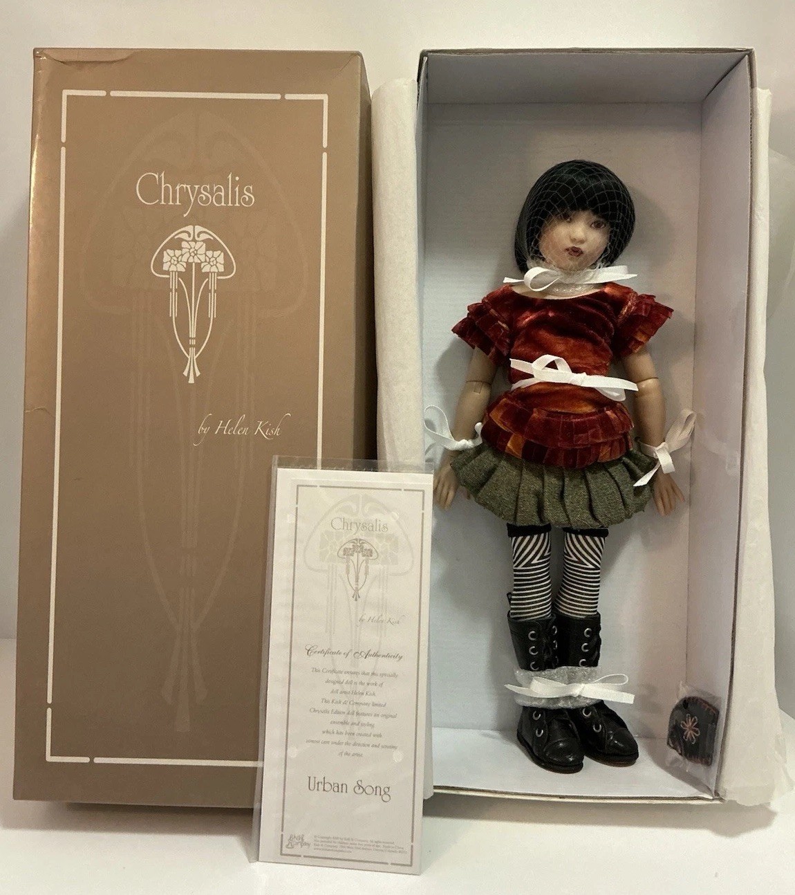 HELEN KISH CHRYSALIS URBAN SONG BJD DOLL W/ COA ORIGINAL BOX KISH & CO NRFB NEW