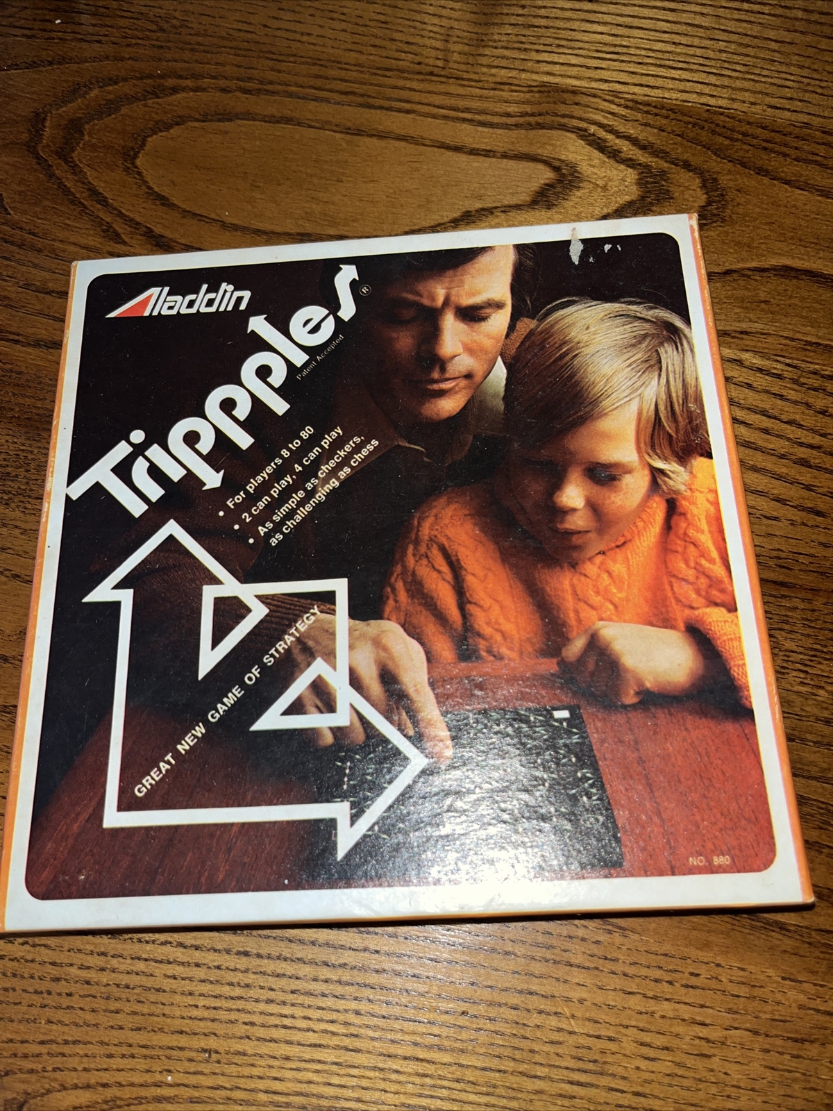 Vintage Aladdin TRIPPLES Strategy Board Game No. 880 Triples 1974, SEALED, NEW