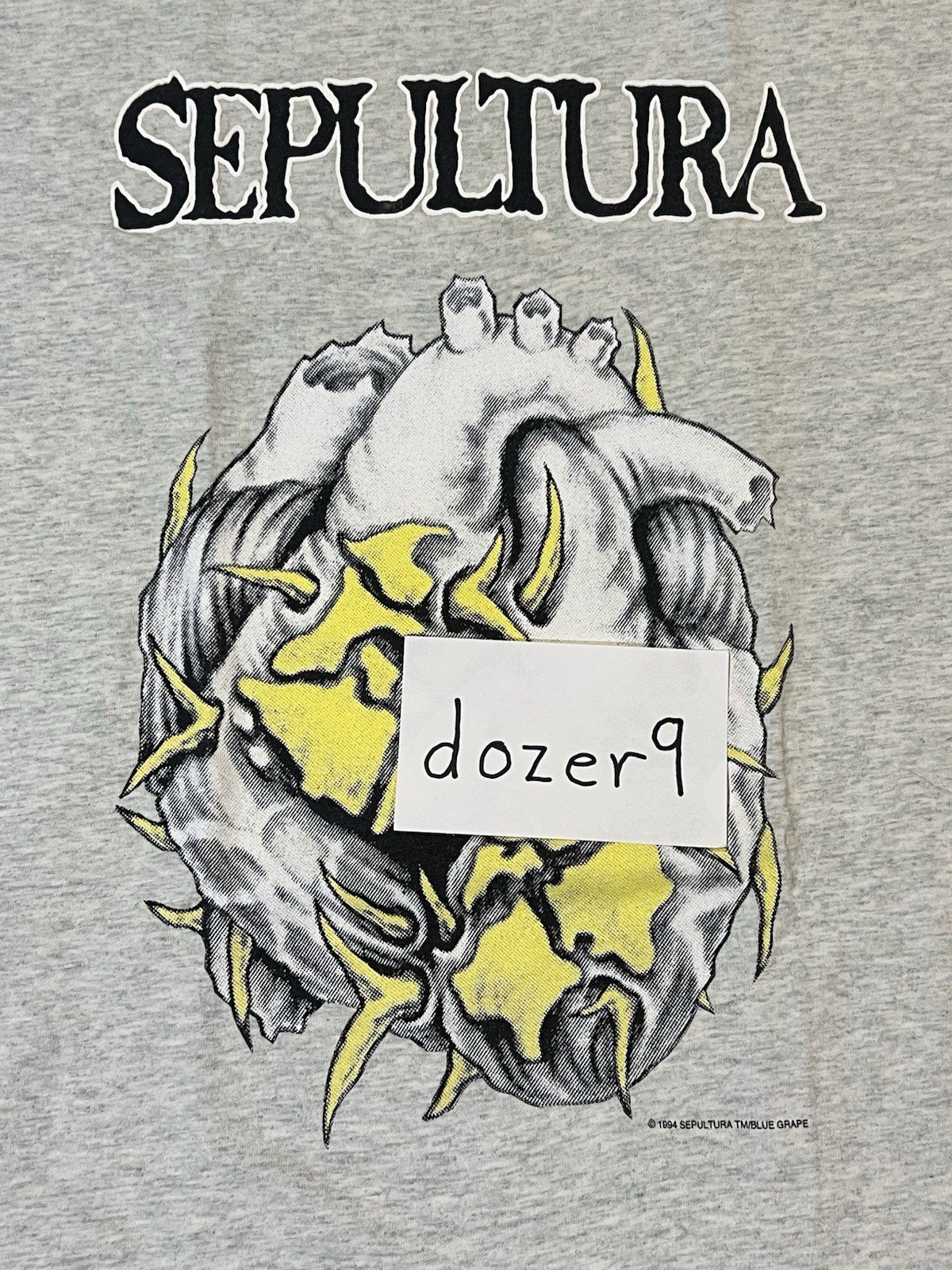 Sepultura Chaos A.D. Vintage 1994 Tour Shirt XL