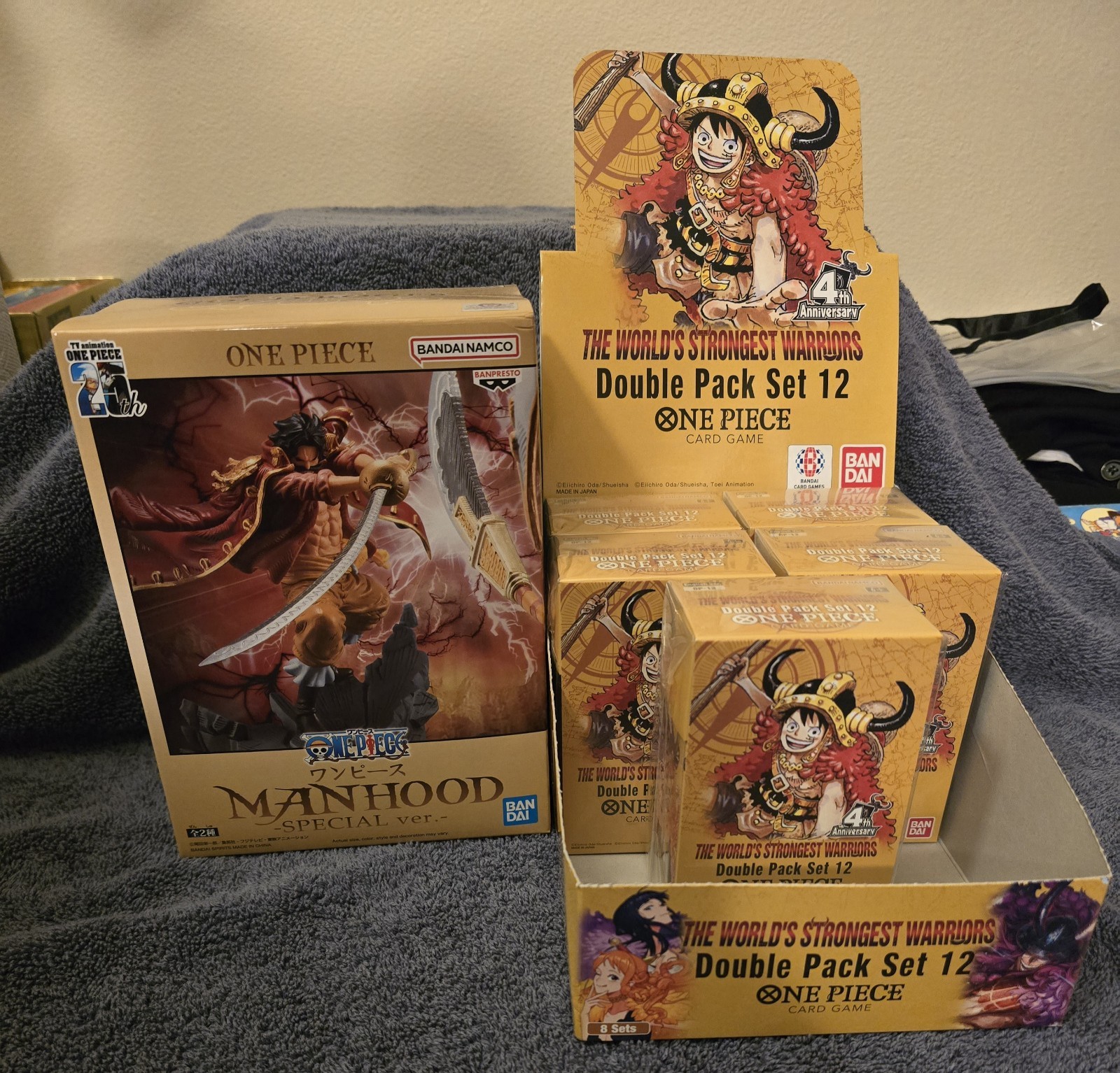 The World’s Strongest Warriors One Piece OP-17 Double Pack 6 SEALED Plus Extras