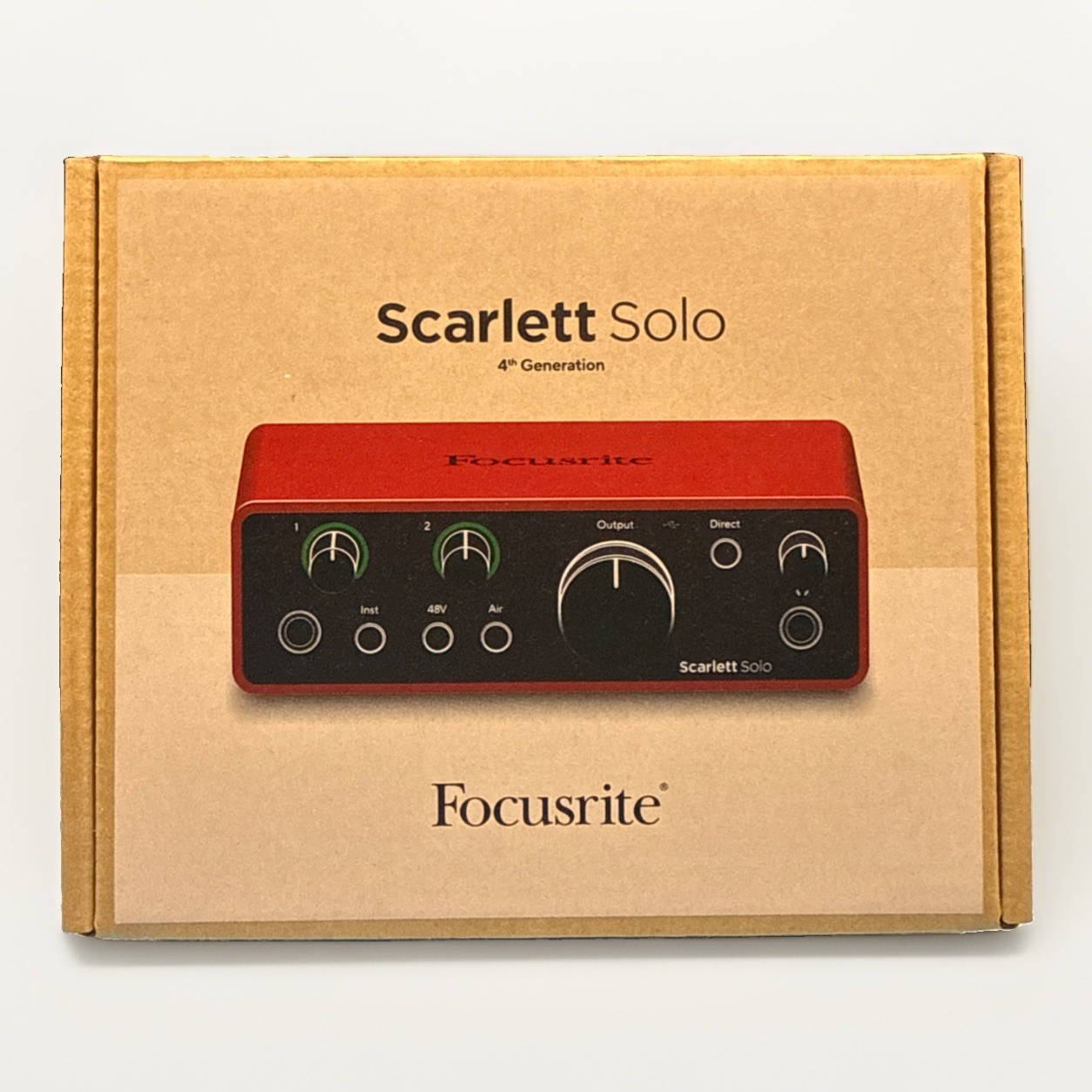 Focusrite Scarlett Solo 4th Gen USB Audio Music Recording Interface