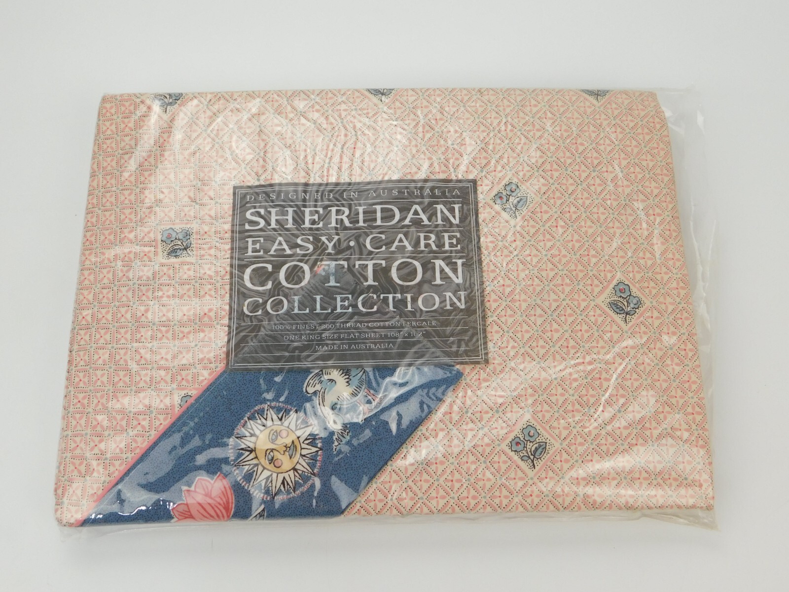 VTG 1989 SHERIDAN Australia One King Flat Sheet \
