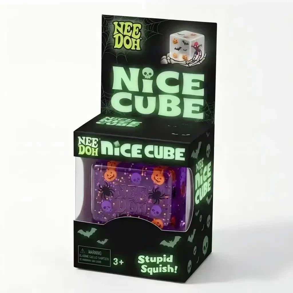 NeeDoh Halloween Gifts Such As Spiders and Pumpkins. Sensory Toys for Relieving 