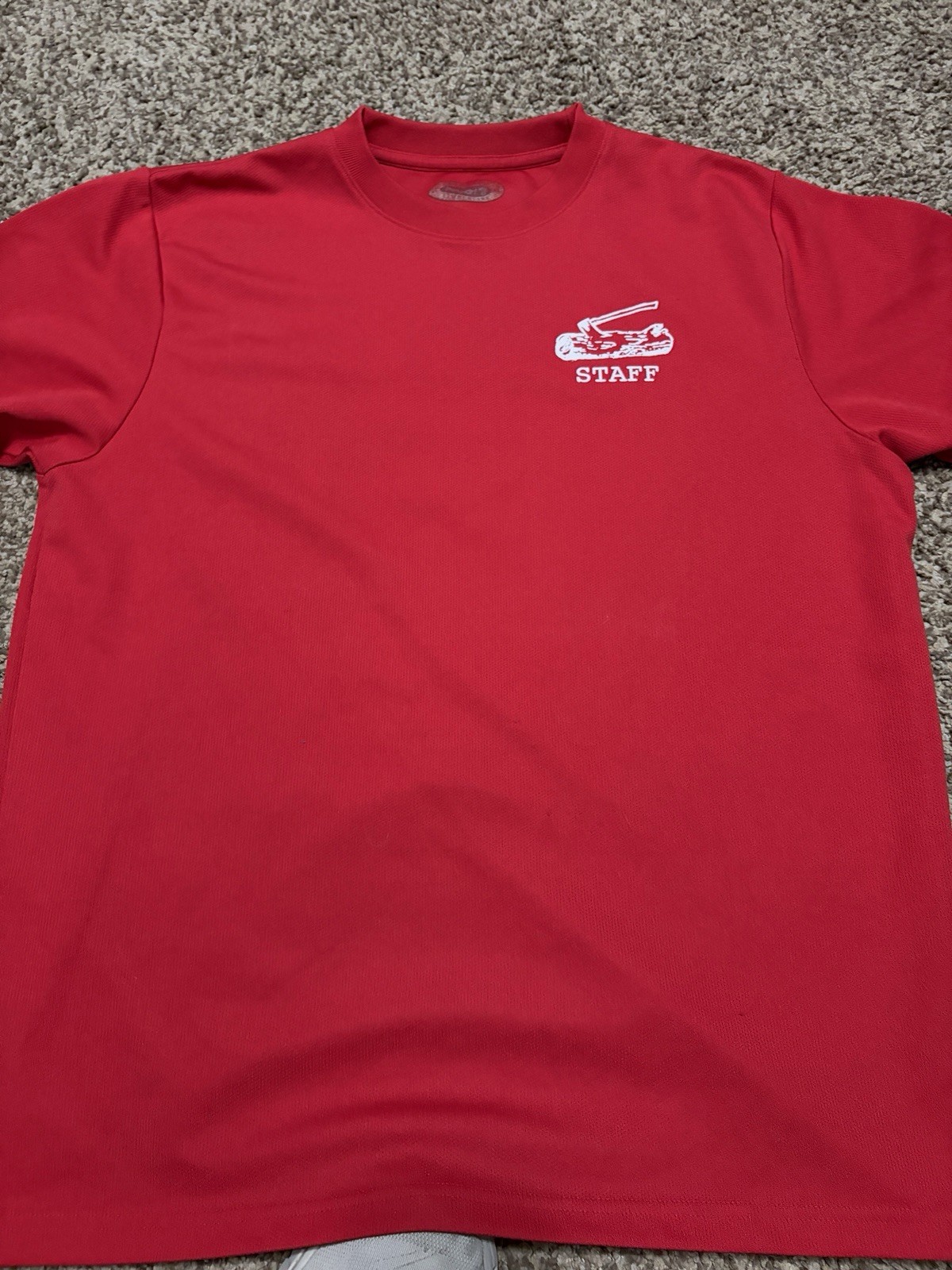 WOODBADGE STAFF SHIRT - Large Red Short Sleeve Unisex - SCOUTS BSA WOODBADGE STAFF SHIRT - Large Red Short Sleeve Unisex - SCOUTS BSA