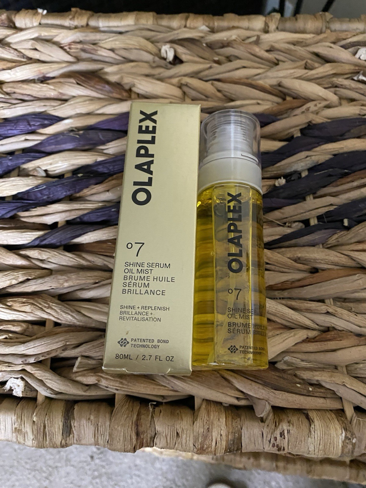 Olaplex No. 7 Shine Serum Oil Mist Patented Bond Technology Shine 2.7 fl oz