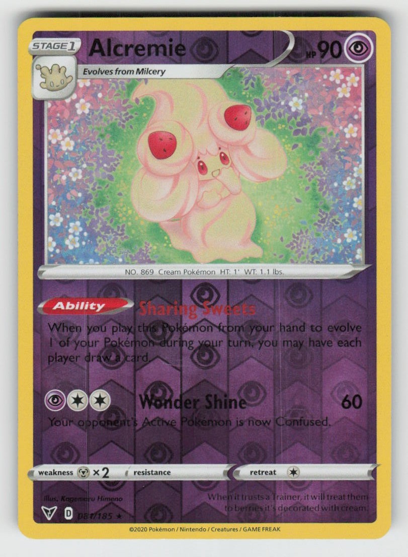 Reverse Holo Alcremie 081/185 Rare Vivid Voltage Near Mint