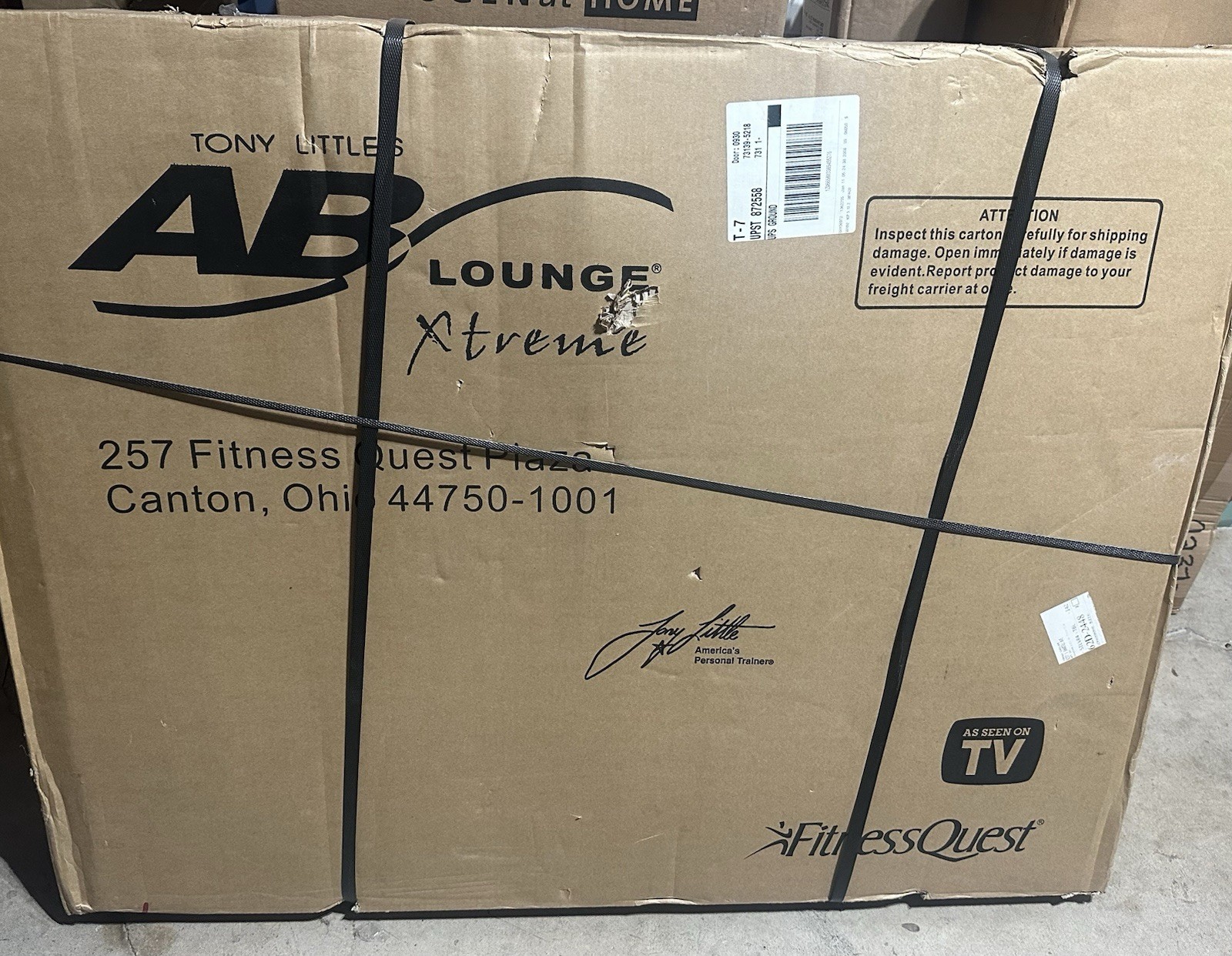 Tony Little AB Lounge Xtreme w/ Counter – New in Original Box