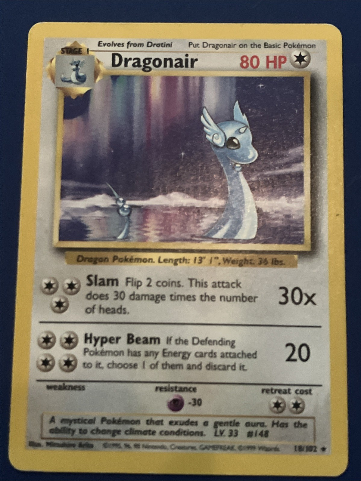 Dragonair 018/102 Base Set Regular