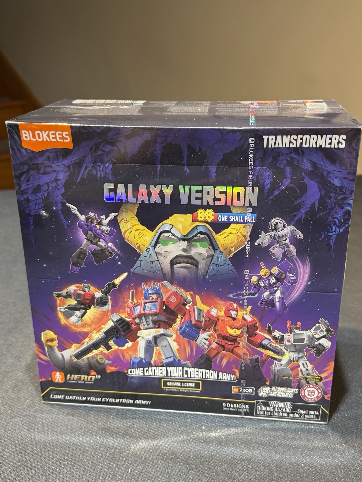 Blokees Transformers Galaxy Version 08 One Shall Fall Sealed Set of 9 Boxes New
