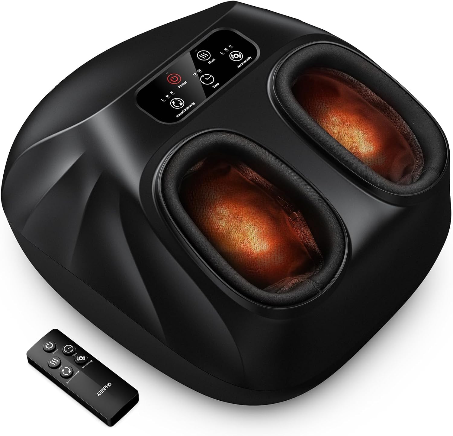 RENPHO Full Foot Massager Machine, 2026 Upgraded Shiatsu Foot Massager with Heat